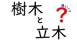 樹木と立木の違いとは？分かりやすく解説！自然の世界をもっと理解しよう