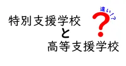 特別支援学校と高等支援学校の違いとは？知っておきたいポイントをわかりやすく解説！