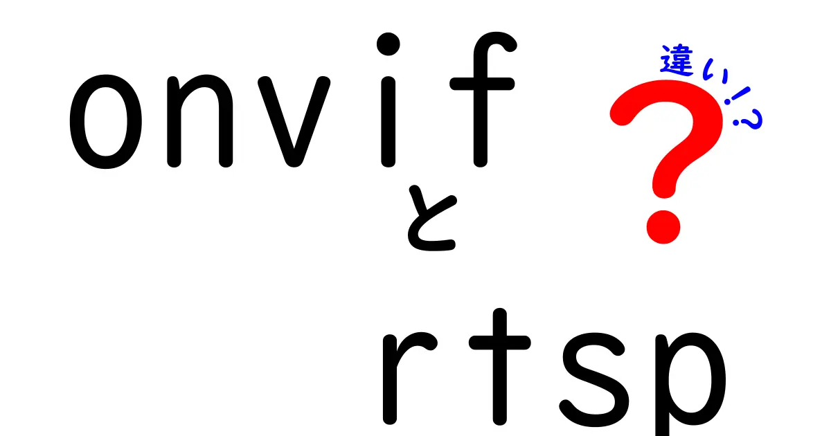 onvif rtsp 違いを徹底解説!初心者にも分かる監視カメラの通信プロトコルの違い