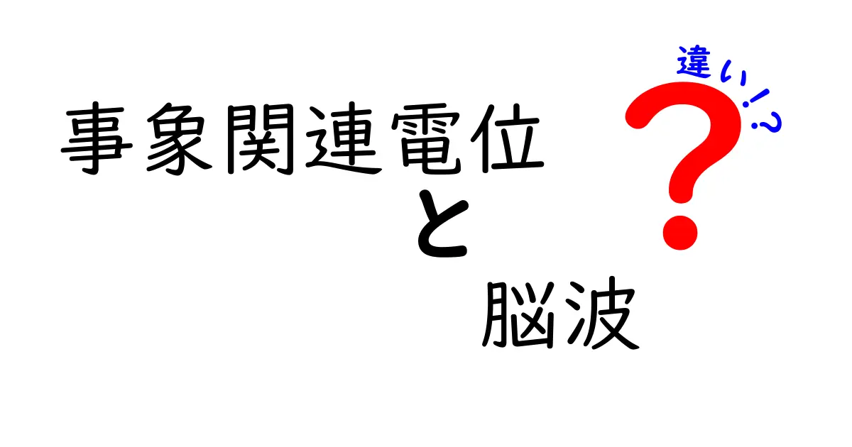 【わかりやすく解説】事象関連電位と脳波の違いとは？脳の不思議を理解しよう！