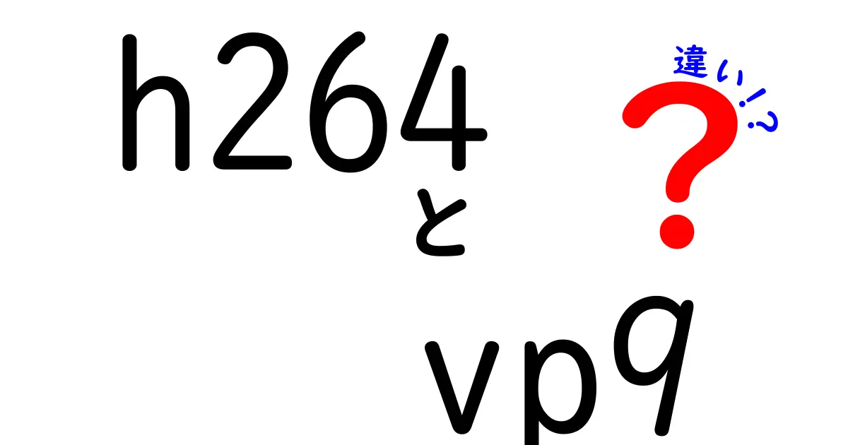 H.264とVP9の違いを徹底解説!誰でも分かる動画圧縮の基礎と使い分けのコツ