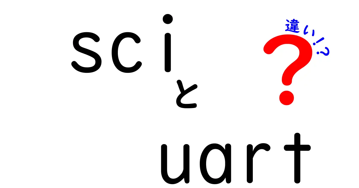 sci uart 違いを徹底解説！初心者でも分かる3つのポイント