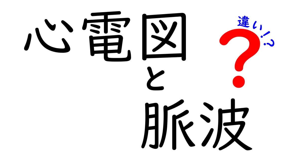 心電図と脈波の違いをわかりやすく解説|心電図と脈波の違いを理解する入門ガイド