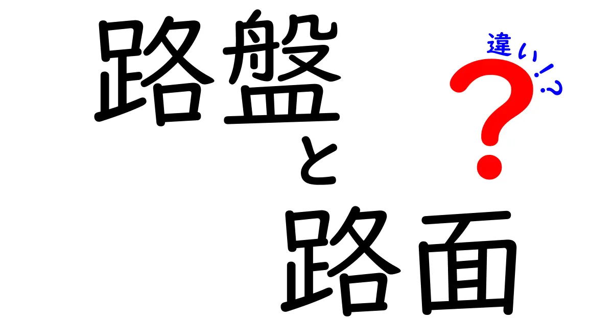 【完全解説】路盤と路面の違いとは？道路の仕組みがスッキリわかる！