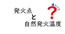 発火点と自然発火温度の違いをわかりやすく解説！危険を防ぐ基礎知識