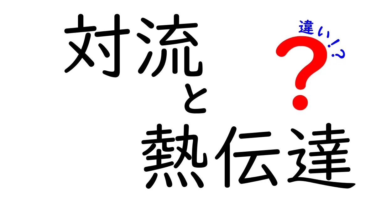対流と熱伝達の違いとは？わかりやすく解説！中学生でも理解できる基礎知識