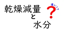 乾燥減量と水分の違いとは？知っておきたい基本ポイントを詳しく解説！