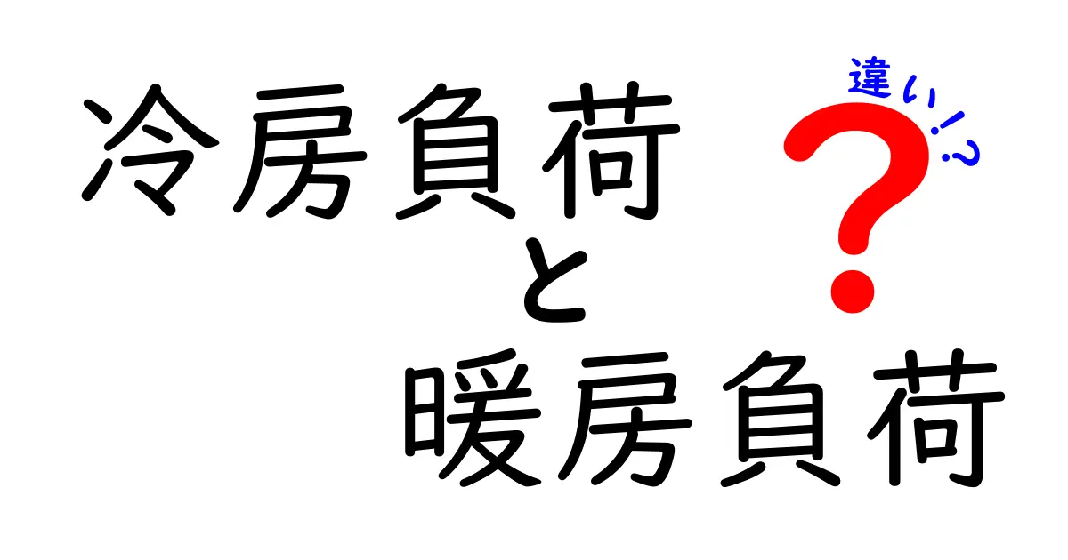 【図解でわかる】冷房負荷と暖房負荷の違いとは?快適な室内環境を作る重要ポイント!