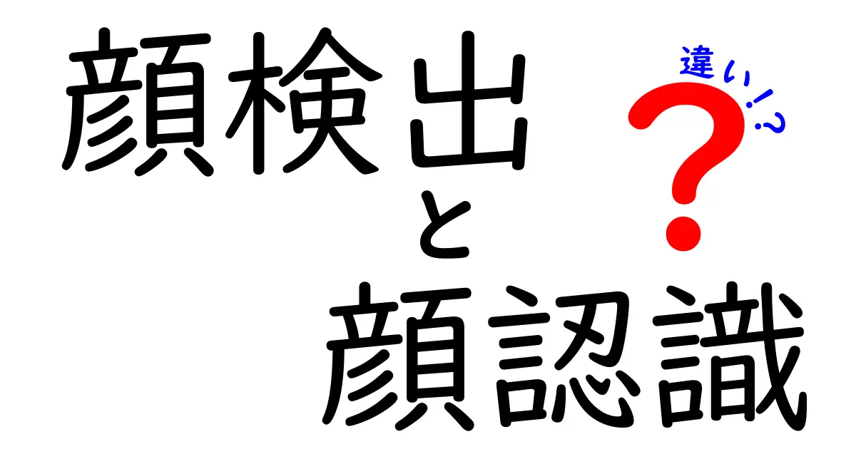 顔検出と顔認識の違いを徹底解説！初心者でもわかる基本と使い方