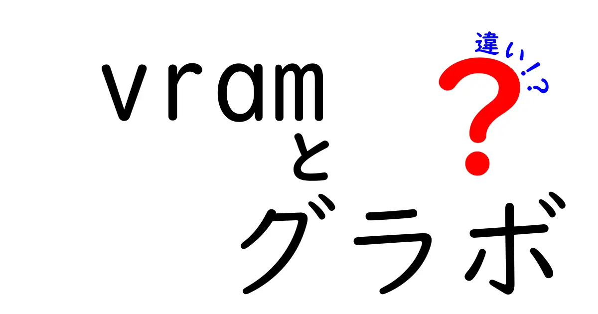 vram グラボ 違いを徹底解説！ゲーム・動画編集でどう選ぶ？
