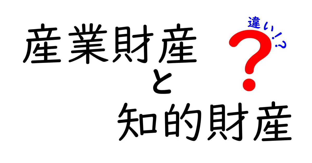 初心者でもわかる!産業財産と知的財産の違いをやさしく解説