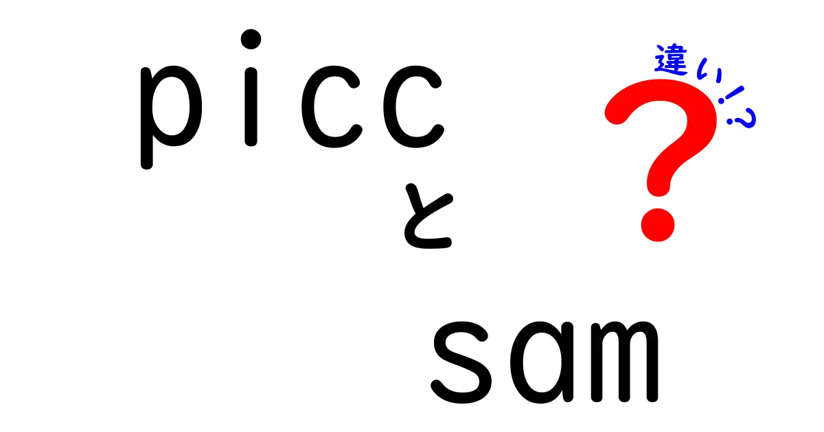 picc sam 違いを完全解説!医療とITの意味を中学生にもわかるように