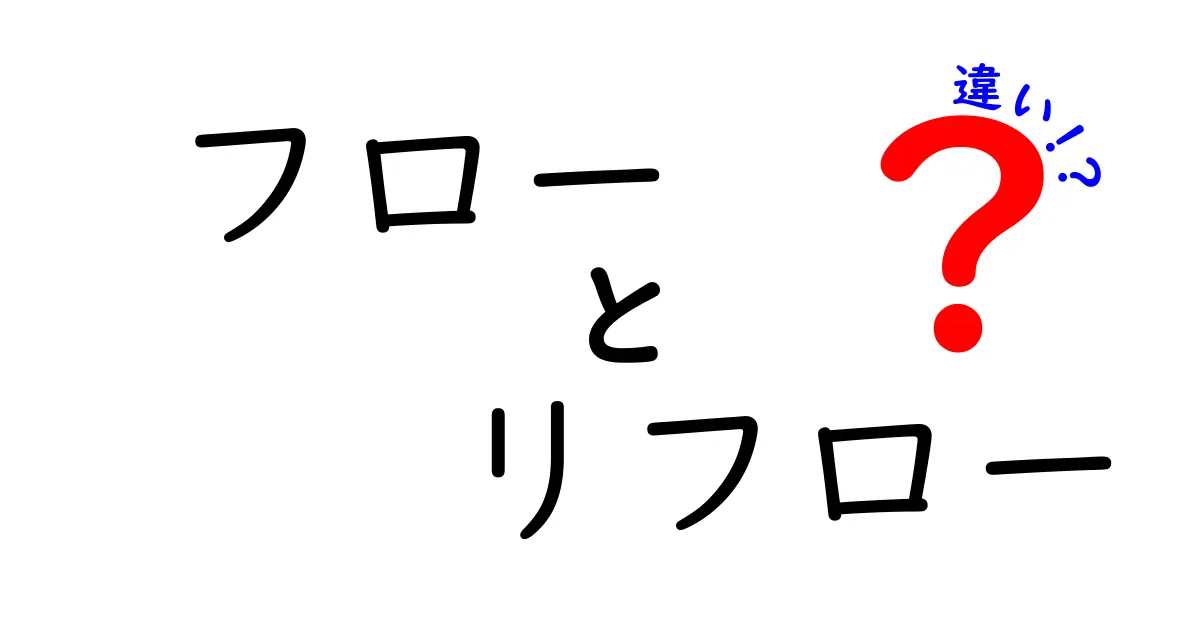 フローとリフローの違いを徹底解説！ウェブ描画のしくみを中学生にもわかる言葉で