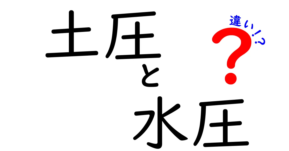 土圧と水圧の違いをやさしく解説!基礎知識から現場での役割まで<br>〜これで分かる建設や土木で大切な力の違い〜