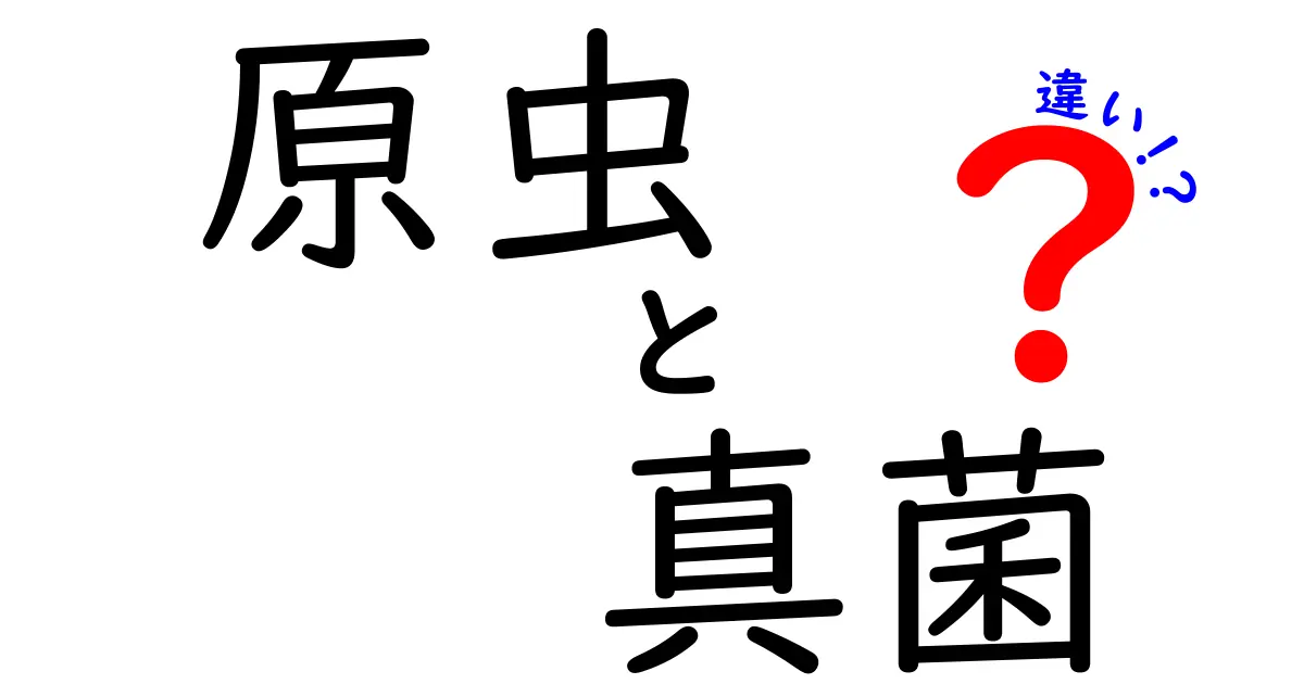 原虫と真菌の違いを徹底解説!見分け方から病原性までわかりやすく