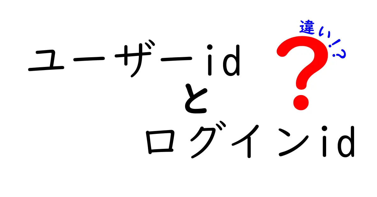ユーザーIDとログインIDの違いを徹底解説｜知っておきたい基本と使い分けのコツ