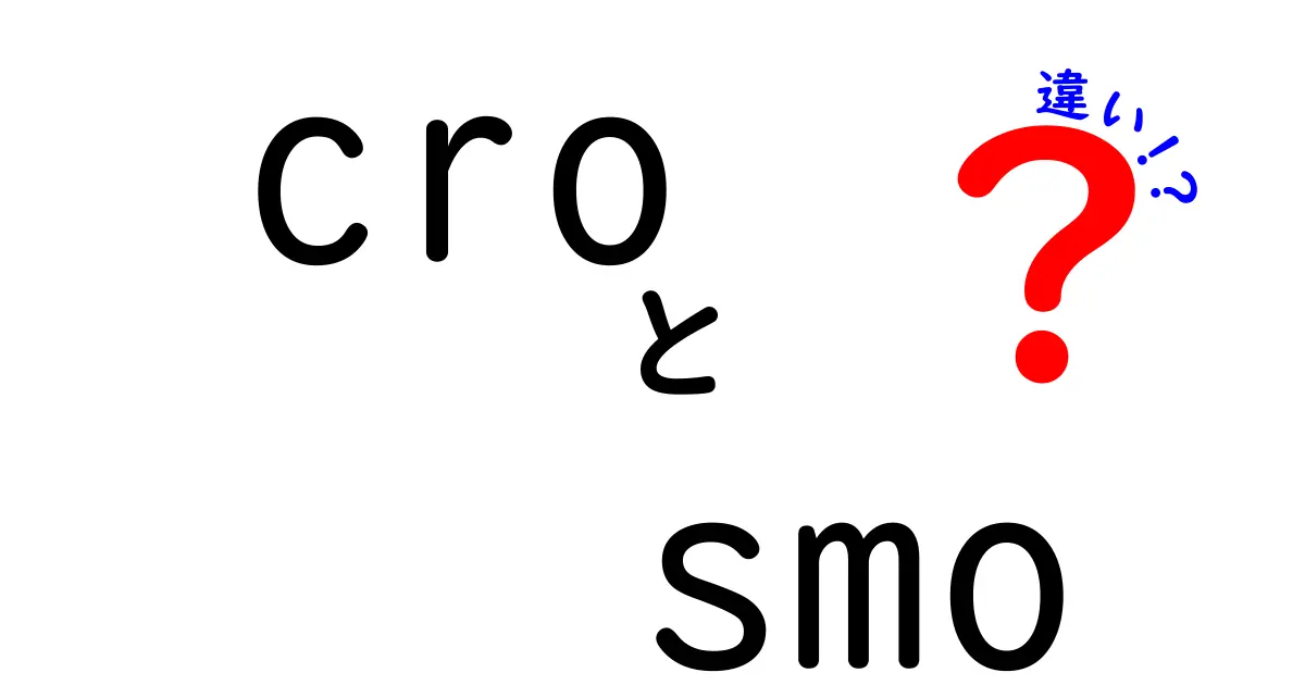 CROとSMOの違いを徹底解説!ウェブでの成約と拡散を両立させる戦略