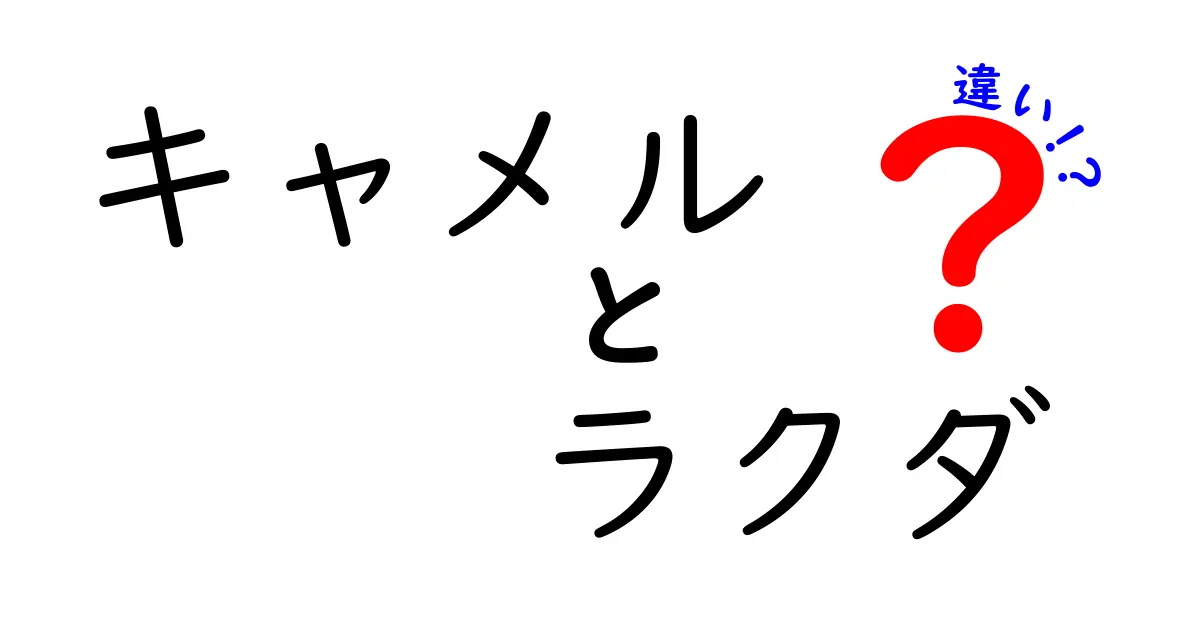 キャメルとラクダの違いを徹底解説!名前の謎から生態までわかりやすく学ぶ