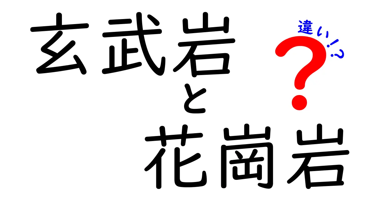 玄武岩と花崗岩の違いを徹底解説！見た目・成分・でき方がこんなに違う理由とは？
