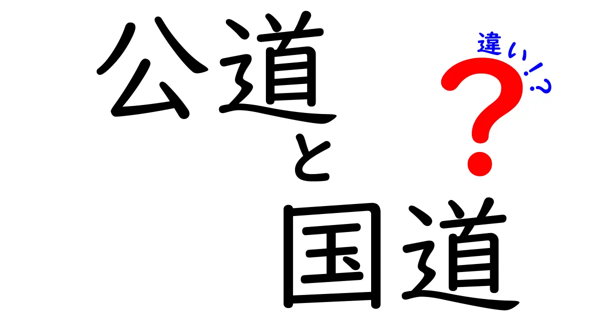 公道と国道の違いとは?初心者にも分かる道路の基本解説