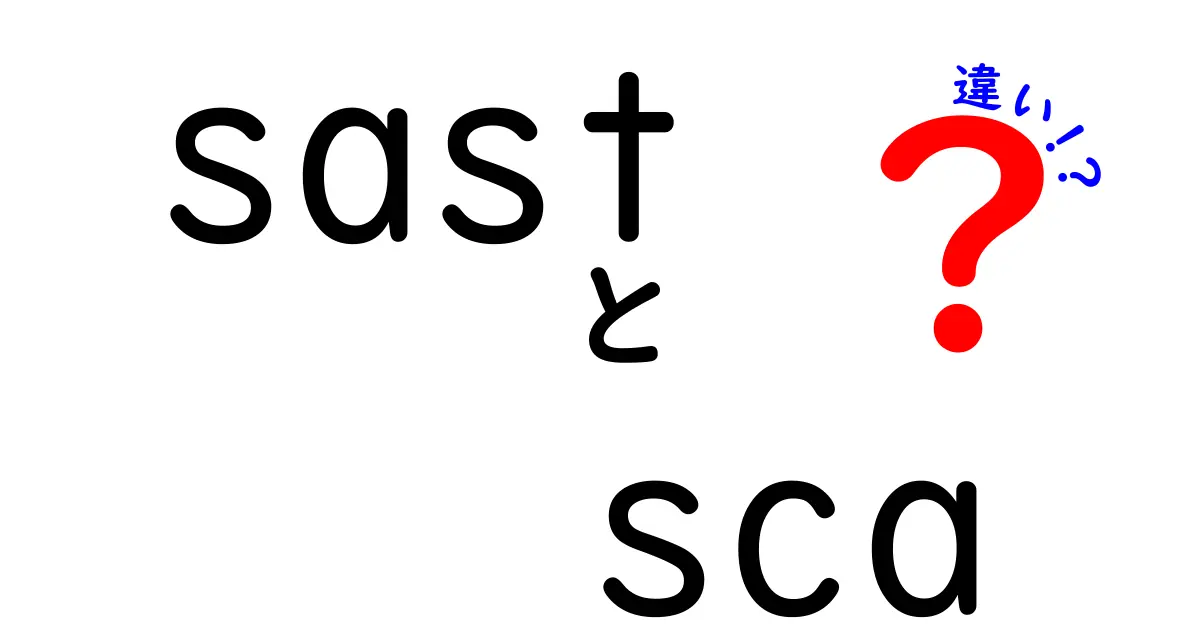 SASTとSCAの違いを徹底解説：ソースコード分析と依存関係の脆弱性対策を正しく使い分けよう