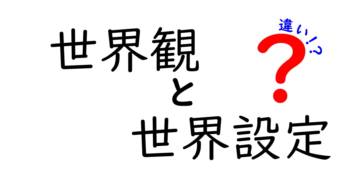 世界観と世界設定の違いを徹底解説:作品づくりの基礎を固めるための用語の混乱を解消し、読者が理解しやすい表現へと導く、導入から応用までを網羅する実践的ガイド