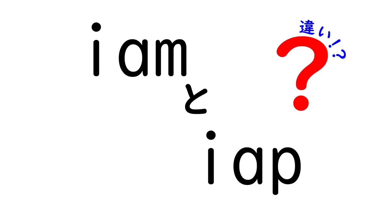 IAMとIAPの違いを徹底解説|誰でもわかるセキュリティ基盤の基礎