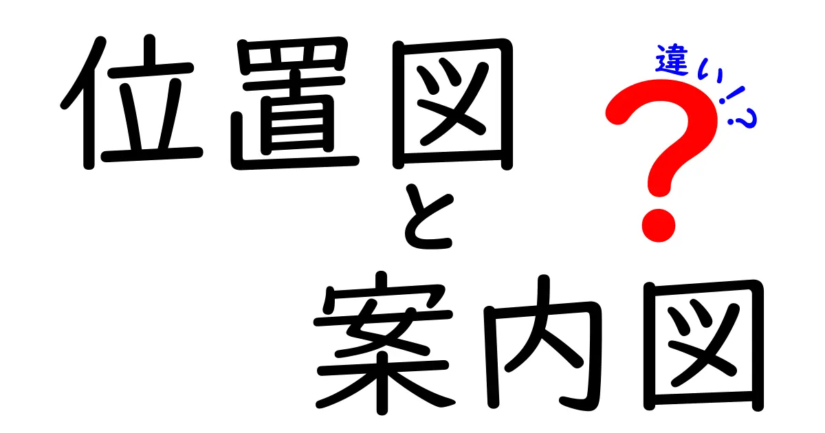 位置図と案内図の違いを徹底解説|地図の基礎を押さえて使い分けを身に付けよう