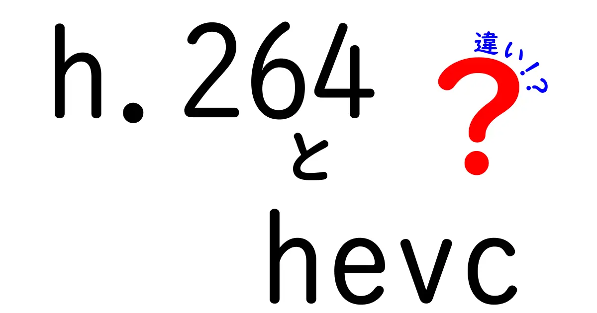h.264とHEVCの違いとは？動画の画質とファイルサイズの謎を中学生にもわかるよう解説