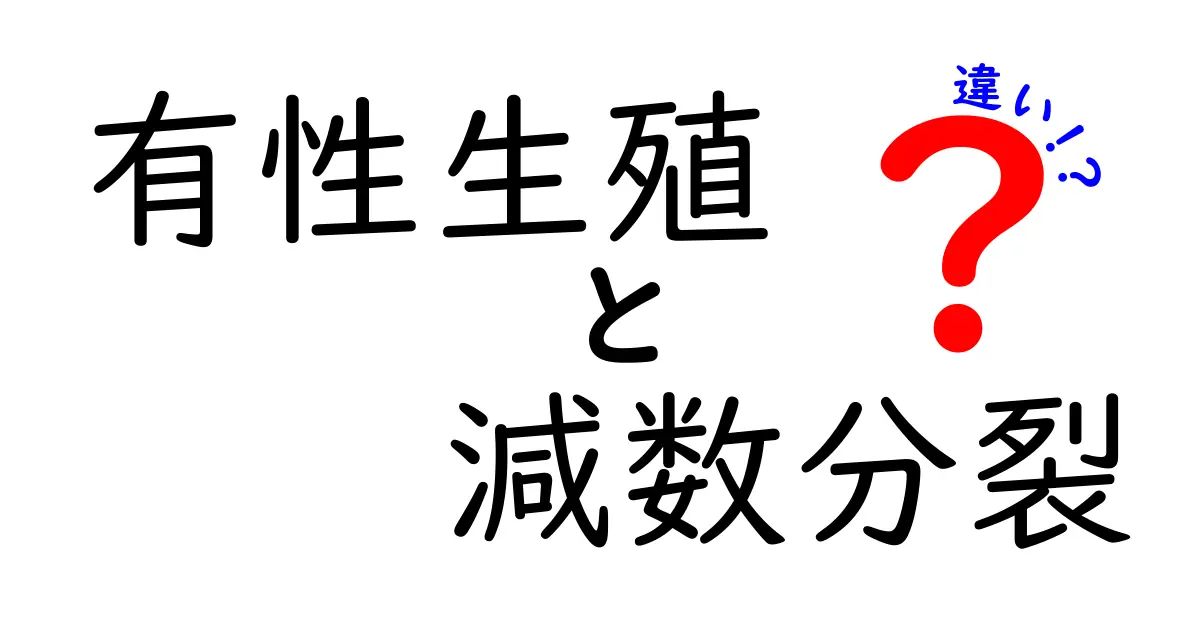 有性生殖と減数分裂の違いを徹底解説!遺伝子のしくみを中学生にも分かる言葉で