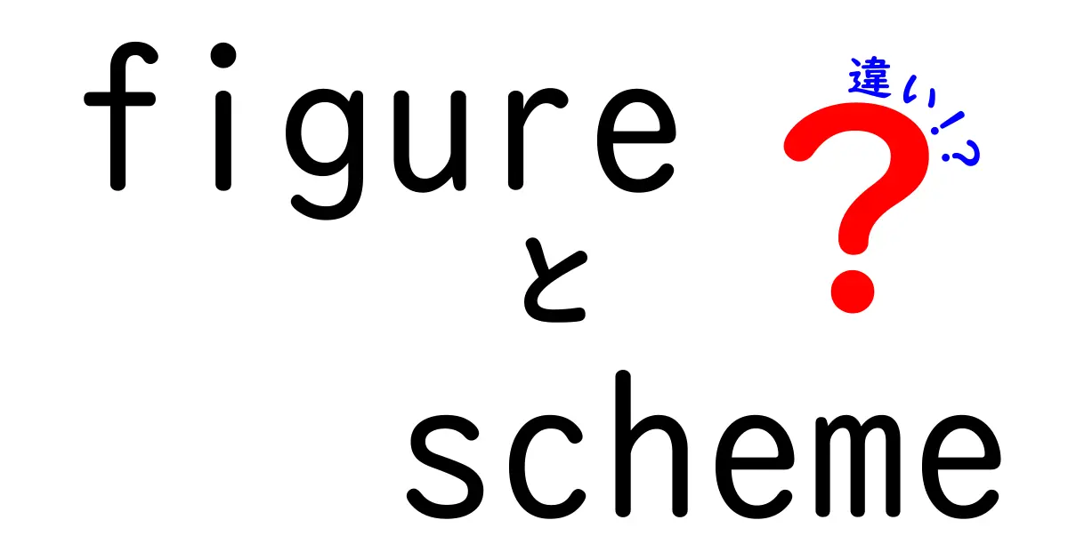 figureとschemeの違いを徹底解説｜英語表現の混乱を解消する中学生向けガイド