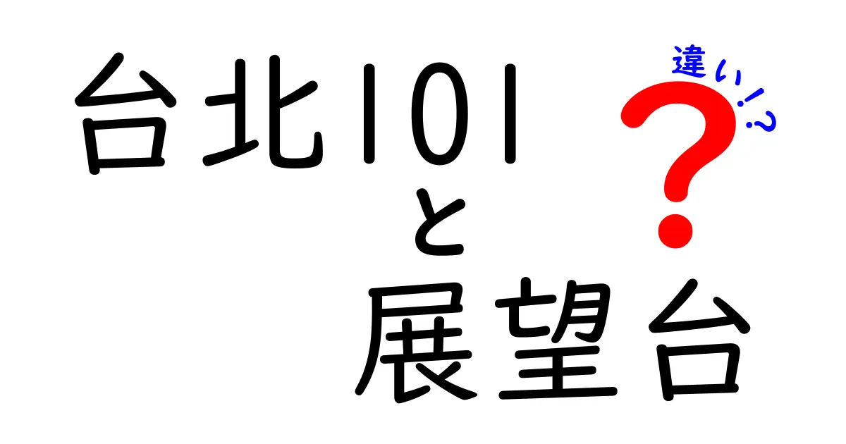 台北101の展望台って何が違うの?楽しみ方とポイントを徹底解説!