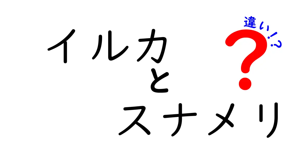 イルカとスナメリの違いを徹底解説!見分け方と生態の秘密を中学生にもわかる図解付き