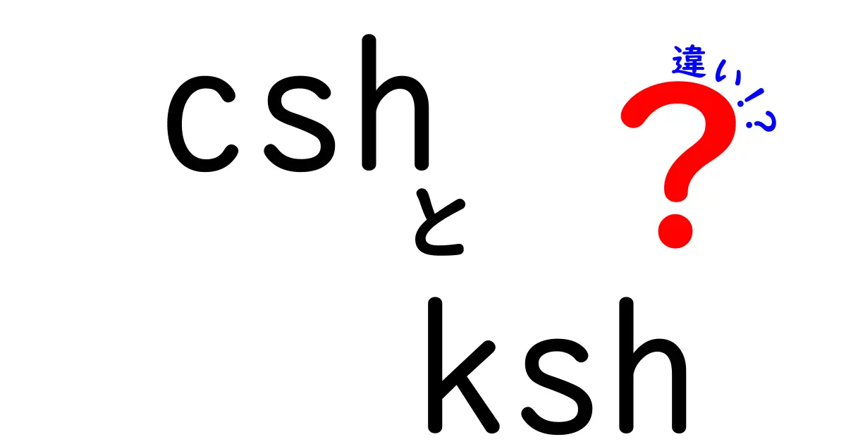cshとkshの違いを徹底解説！初心者にも分かる3つのポイントと使い分け方