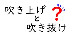 吹き上げと吹き抜けの違いをわかりやすく解説！建築用語の基礎知識