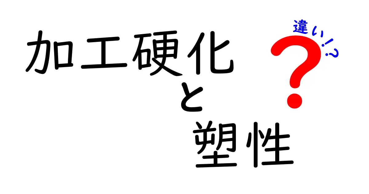 加工硬化と塑性の違いを徹底解説！金属の強さと変形の秘密とは？