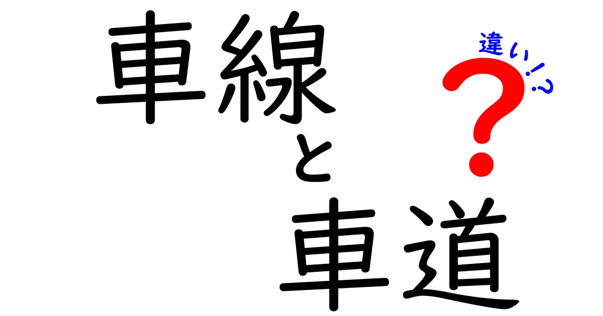 【初心者必見】車線と車道の違いとは?安全に運転するための基本ポイント解説
