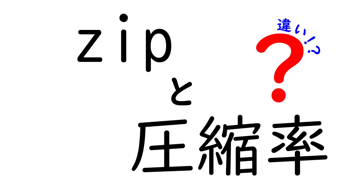 zip 圧縮率の違いを徹底解説！ファイル別の最適な使い方と落とし穴