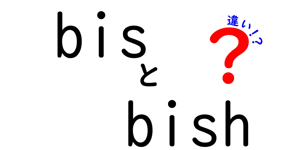 bisとbishの違いを徹底解説!意味・使い方・誤解を解く完全ガイド