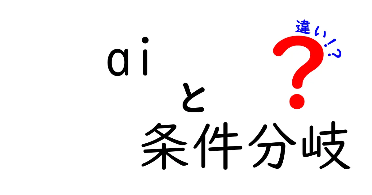 AI 条件分岐の違いを完全解説!プログラミングとAI思考の使い分けをやさしく理解