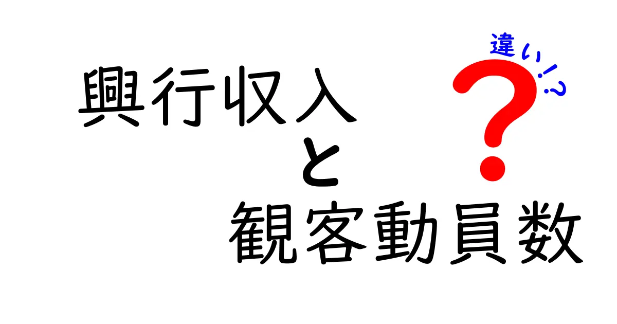 興行収入と観客動員数の違いを徹底解説！どっちが重要？数字の読み方と使い方
