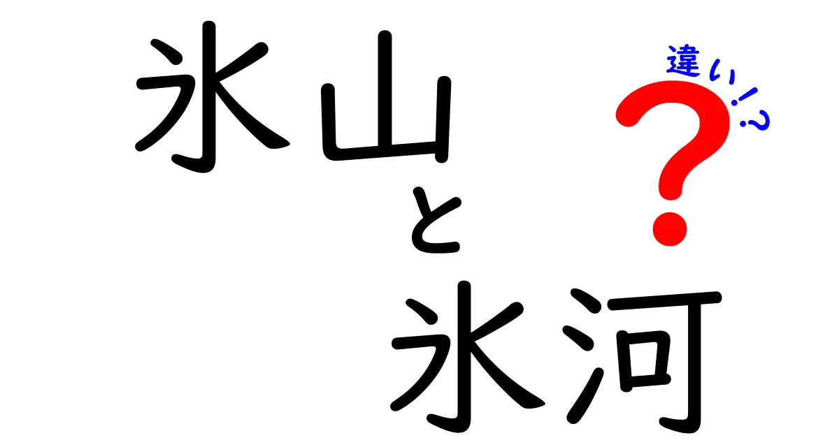 氷山と氷河の違いを徹底解説!見た目も成り立ちもまったく別物だった?