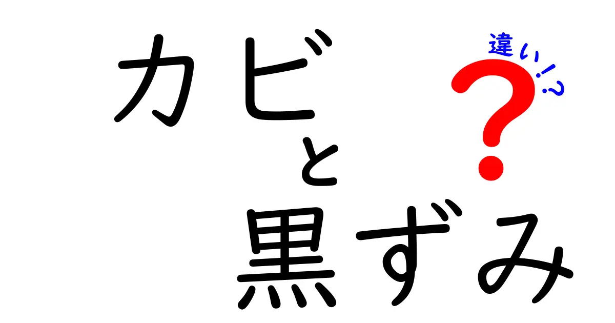カビと黒ずみの違いを徹底解説｜見分け方と対策のポイント