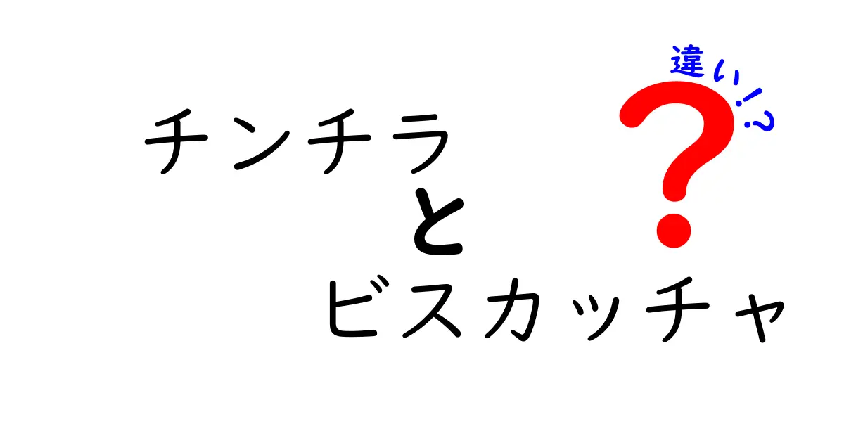 チンチラとビスカッチャの違いを徹底解説！ペット選びのポイントも