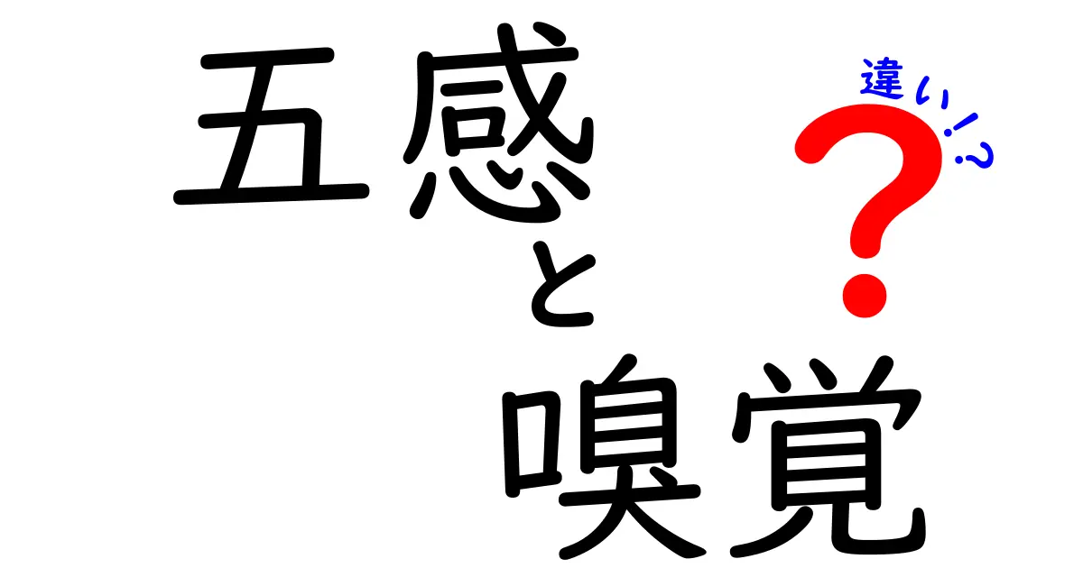 五感と嗅覚の違いをわかりやすく徹底解説|嗅覚が他の感覚とどう違うのか、今日から理解できるヒント