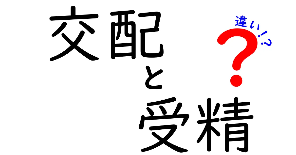交配と受精の違いを徹底解説|中学生にも分かる生物のしくみ