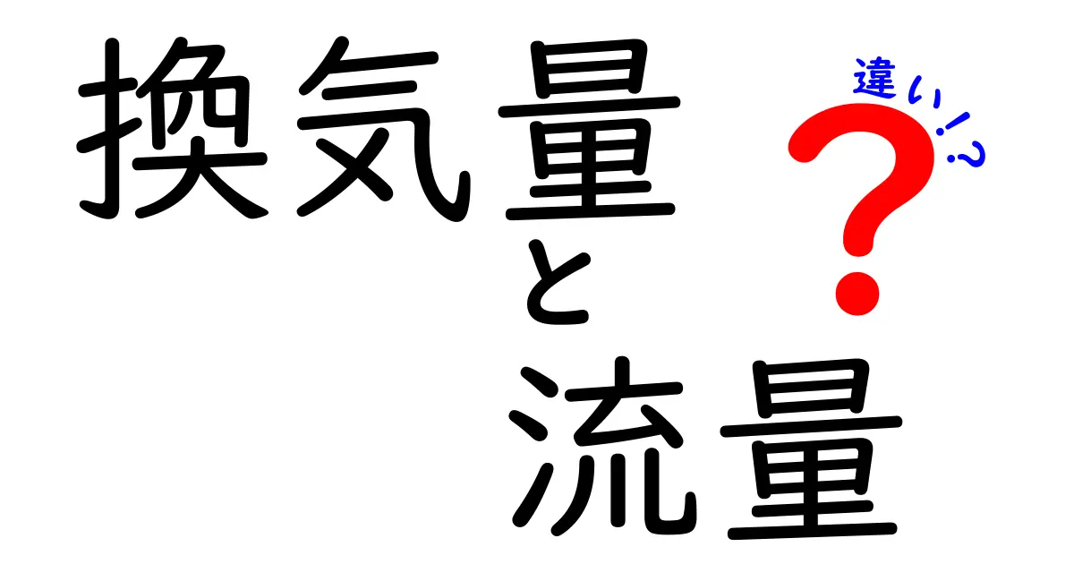 換気量と流量の違いをわかりやすく解説！日常生活で知っておきたい基本知識