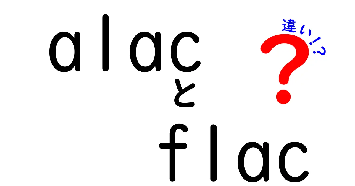 ALACとFLACの違いを徹底解説！どっちを選べば音楽ライフが快適になる？
