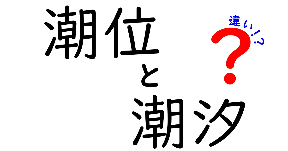 潮位と潮汐の違いを徹底解説！中学生にも分かる自然現象の読み解き方