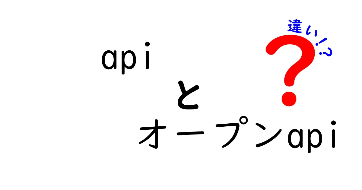 APIとオープンAPIの違いを徹底解説｜初心者でも分かる基礎知識と使い方
